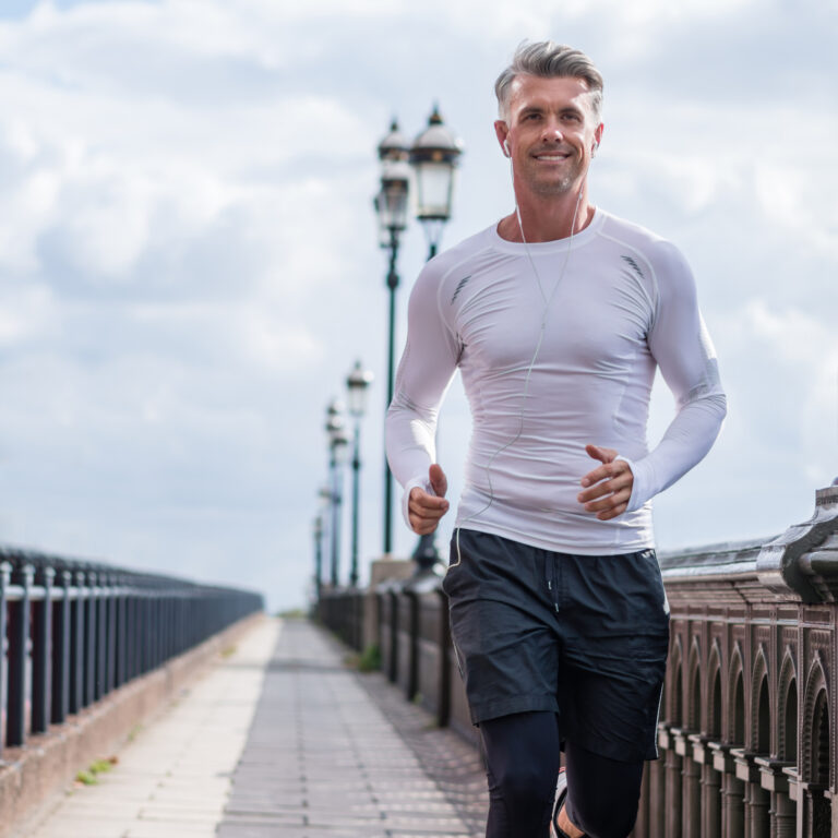 man running
